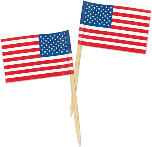 Beistle Packaged U.S. Flag Picks