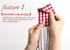 Vimeet 2 Pcs Kitchen Cotton Classical Striped Towel/Absorbent Towel/Hanging Towels/Hand Towel,Blue Stripes