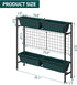 32" OYEAL Raised Garden Bed with Legs & & Trellis Tall Vertical Herb Garden Planter Indoor Outdoor Elevated Flower Beds