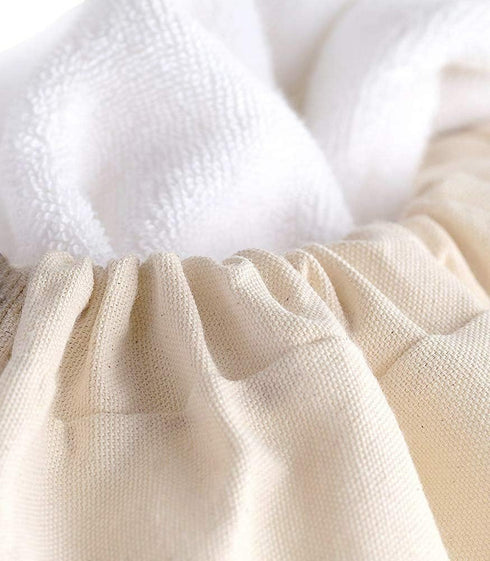 COTTON CRAFT Extra Large Laundry Bags - Heavy Duty Cotton Canvas Drawstring Closure Washable Laundry Bag - XL 28x36