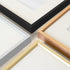Golden State Art 8x10 Rose Gold Picture Frame, Display Photo 5x7 with Mat or 8x10 Without Mat, Classic Satin Aluminum