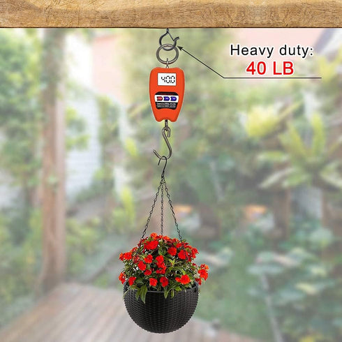 50 PCS Q-Hanger Screw Hooks with Safety Buckle Design - Christmas Lights Hanger Hooks for Outdoor Wire Fairy Lights