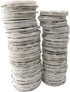 Sunscreen Flask Seals for Cruise - Hidden Liquor Bottles, 100 PACK, 21mm, Fits Nearly All Secret Flasks