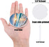 Small Car Coasters for Cup Holders - 2.65" Absorbent Ceramic Stone for Drinks, Ocean Theme Pattern
