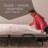 Milliard Diplomat Folding Bed Converter Kit, Bed Bridge Bed Gap Filler, Convert Cot to Queen, Twin to King