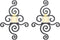 OYEFLY 2 Pcs Metal Wall Candle Sconces,Black Elegant Swirling Wall Decorations (Black)