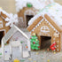 SIENON 3D Gingerbread House Cookie Cutter Set, 3pcs Stainless Steel Mini Christmas Kit, DIY Baking Tools