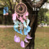 AWLEE Colorful Dream Catchers, Handmade Feather Native American Circular Net for Kids Boys Girls Bedroom Wall Hanging
