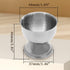 2 Bonsicoky Pcs Silver Egg Cups - Stainless Steel Egg Holder - Egg Tray Kitchen Tool for Soft & Hard Boiled Eggs