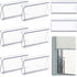 Roller Shades Pull for Blinds, Shade Grips Plastic Hem Grip Hardware for Home, 8 Pieces (Clear)