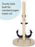 12 inch Elanze Designs Nautical Anchor Resin and Wood Paper Towel Holder