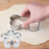 6 PACK Stainless Steel Flower Shaped Cookie Cutters, Small Biscuit Cutters for Holiday Baking, Mousse Mold