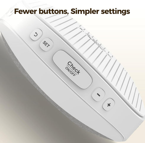 Dimmable 21 Ok to Wake Alarm Clock for Kids, Sleep Trainer with Night Light, White Noise Sound Machine, Digital
