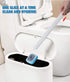 Magic Wand Disposable Toilet Clean Kit | Toilet Cleaning Brush Set with 12 Brush Heads, Toilet Wand and Storage Box