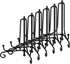 BetterJonny 6 Pack 8" Iron Display Stand, Upgraded Anti-Slip Plate Holder for Pictures, Photo Frames, Book, Tabletop Art