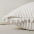 Fancy Homi 2-Pack Pom Pom Throw Pillow Covers, Cream Corduroy, 18x18 Inch