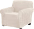 Great Bay Home Velvet Plush Stretch Arm Chair Slipcover. Velvet Chair Furniture
