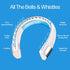 Arctic Air Freedom Ultra Neck Fan, Wearable 3-Speed Cooler, USB-Rechargeable, Lightweight & Compact
