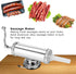 2 LB Food Grade Stainless Steel Vertical Sausage Stuffer Maker Sausage Filler Meat Pork Filler for Home & Restaurant