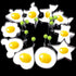 Fried Egg Mold Ring Set of 10, Stainless Steel Non-Stick Egg Shaper for Cooking Breakfast