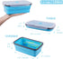 Collapsible Food Storage Containers with Airtight Lid & Air Vent, 40.5 oz, Kitchen Silicone Meal Prep Container Set