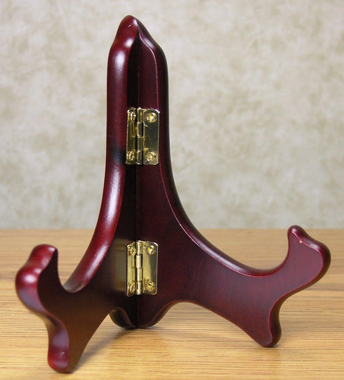 Folding Mahogany Wood Easels - Display Stands - Premium Quality - Picture Photo Small Book Holder Pack of 3 Pieces - 5"H