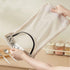 DraCra 2 Pack Trash Bag Holder Dispenser Sticky Wall Mount Mesh Convenient Storage Organizer for Home Kitchen Grocery