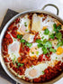 4.7" Authentic Shakshuka Pan, 12cm Double Handle Aluminum Mini Saut Frying Pan