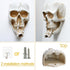 White Skull Planter Pot for Outdoor Plants, Halloween Vase, Goth Flower Pot, Day of The Dead Decor