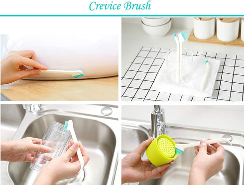5Pcs Household Cleaning Brushes, Precision Cleaning Kit for Corner Stain Dirt, Deep Detail Crevice Cleaner Set