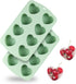 Silicone Heart Molds, 2 Pack Mini Cake Pan for Muffins, Ice Cubes, Chocolate Bombs, and Cupcakes