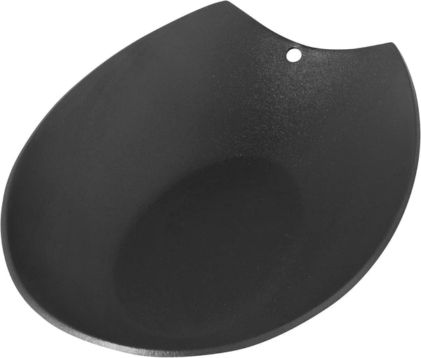 Oggi Spooner Stainless Steel Spoon Rest, Holds Kitchen Utensils for Mess Free Cooking, Black, 5.25 x 3.5 inch