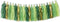 20PCS Green Paper Tassels Garland - Banner Table Decor for Wedding, Birthday, Baby Shower Party Decorations