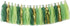 20PCS Green Paper Tassels Garland - Banner Table Decor for Wedding, Birthday, Baby Shower Party Decorations