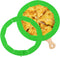 CARGEN Pie Crust Shield, Adjustable Silicone Pie Crust Protectors for Baking, 2 Pieces Green