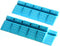 AGM Angle Wedges for Sharpening Knives, 10 to 20 degrees, Blue