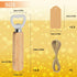 Bartender Bottle Openers, Wood Handle Handheld Beer Bottle Openers, Set of 12