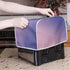 Toaster Cover 4 Slice, Wide Slot Machine Washable with Hang Loop (16x16"), Purple, 2PCS
