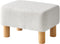 YMYNY Ottoman, Modern Footrest with Soft Padded Seat, Foot Stool with Wood