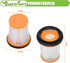 6 Pack WV201 Filters Replacement for Shark Wandvac ION W1 S87 Handheld Vacuum, Compare to Part # XHFWV200