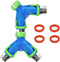 Garden Hose Splitter 2 Way Heavy Duty, Hose Connector Faucet Splitter 3