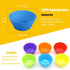 Silicone Cupcake Baking Cups - 24 Pack Reusable & Non-stick Muffin Liners Set for Party, Halloween, Christmas, Easy
