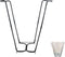 REMJUD Outdoor Trash Bag Holder Stand,Metal Garbage Bag Holder for 30-45 Gallon Bags,Leaf