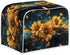 2 Slice Toaster Cover, Splash Oil Painting Sunflower, Plus Size Dust Cover (14x14") 2PCS