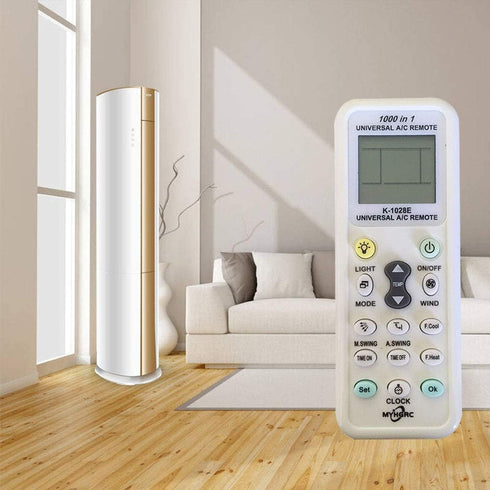 K-1028E Universal A/C Remote Control for Haier, Hitachi, Panasonic, LG, Sharp, Gree, Midea, Bosch, Toshiba, Sanyo