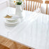 WanDeela 24 48 Inch x Clear Plastic Dining Table Protector Tablecloth Office Desk Pad Mat Wooden Furniture Coffee Glass