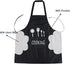 Agirlvct 2 Pack Kitchen Apron with Hand Wipe, Water-drop Resistant Cooking Bib Aprons for Women and Men