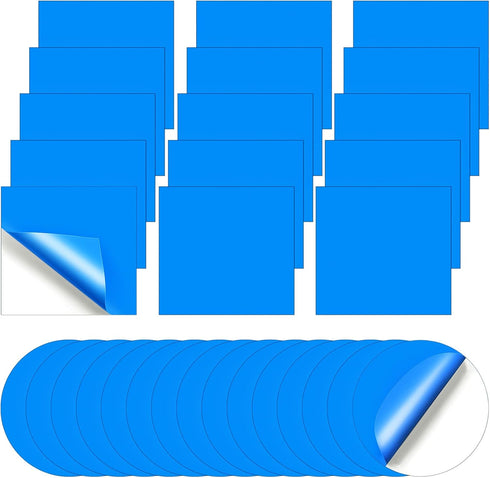 Outus 30 Pcs Pool Patch Repair Kit PVC Vinyl Pool Liner Patch Self