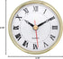 ShoppeWatch Clock Insert, 80mm (3 1/8 inch) Roman Numerals Quartz Movement, Gold Rim CK089GD