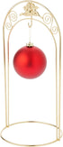 Bard's Large Angel Ornament Stand, Arched Gold-Toned, 12.25" H x 6" W x 6" D
